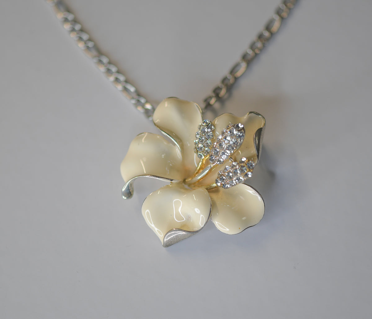 Ophelia - Recycled Orchid Necklace