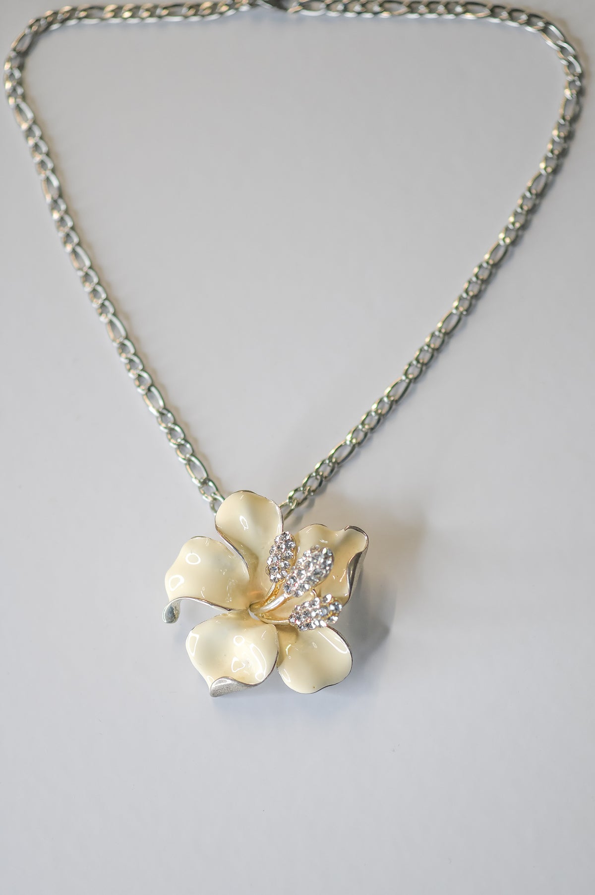 Ophelia - Recycled Orchid Necklace